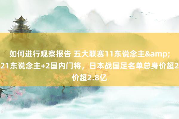 如何进行观察报告 五大联赛11东说念主&旅欧21东说念主+2国内门将，日本战国足名单总身价超2.8亿