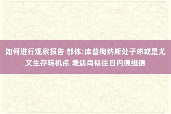 如何进行观察报告 都体:库普梅纳斯处子球或是尤文生存转机点 境遇肖似往日内德维德