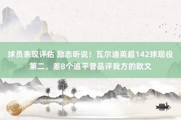 球员表现评估 励志听说！瓦尔迪英超142球现役第二，差8个追平曾品评我方的欧文